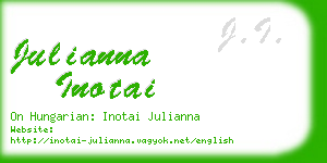 julianna inotai business card